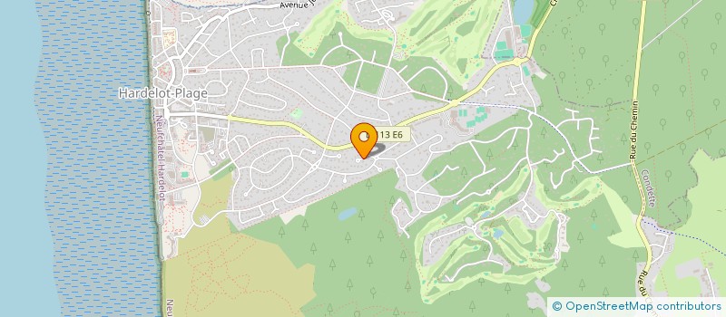 localisation de l'entreprise CLEVIC  NEUFCHATEL-HARDELOT