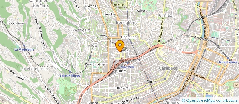 localisation de l'entreprise CLEVILLE à NICE