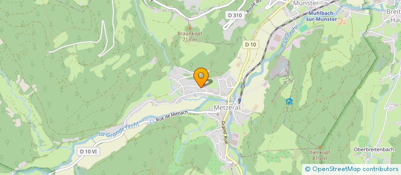 localisation de l'entreprise CLEVIMAR à METZERAL