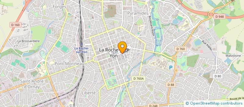 localisation de l'entreprise CLEVINI à LA ROCHE-SUR-YON