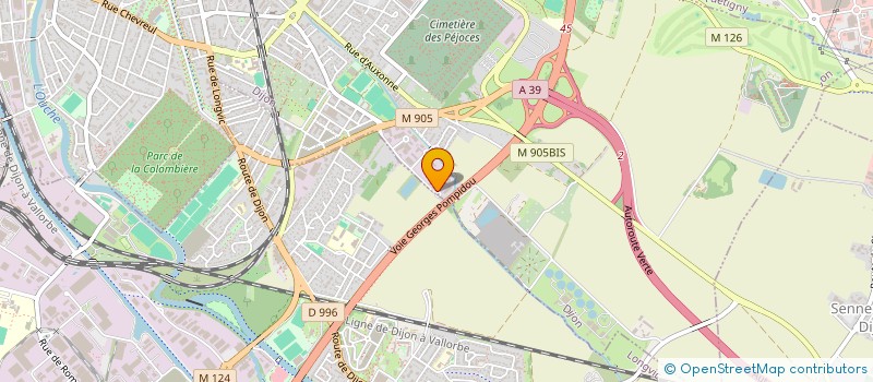 localisation de l'entreprise CLEVOM à DIJON