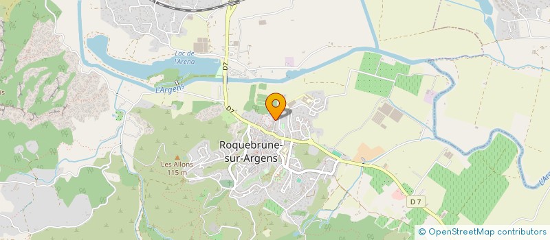 localisation de l'entreprise CLEXPRESS à ROQUEBRUNE-SUR-ARGENS