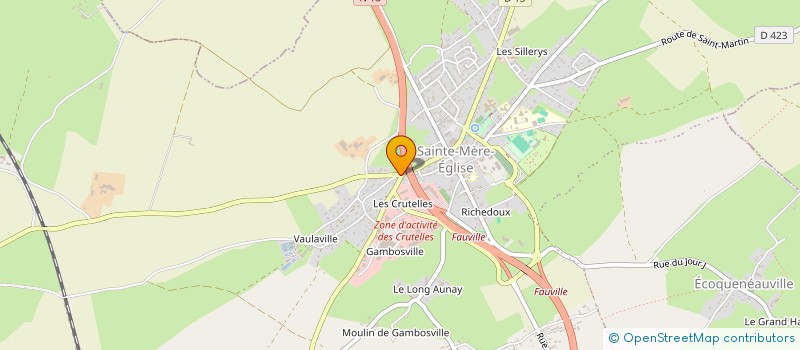 localisation de l'entreprise CLEY  SAINTE-MERE-EGLISE