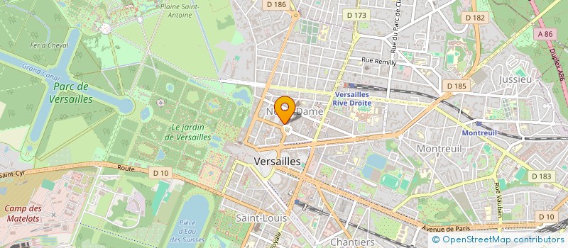 localisation de l'entreprise CLEYADE VERSAILLES à VERSAILLES