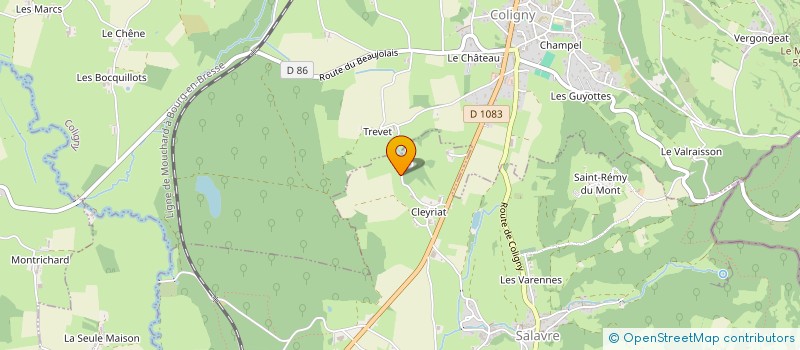 localisation de l'entreprise CLEYRIANE EDITIONS à SALAVRE
