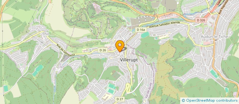 localisation de l'entreprise CLEZ  VILLERUPT