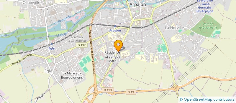 localisation de l'entreprise CLF à ARPAJON