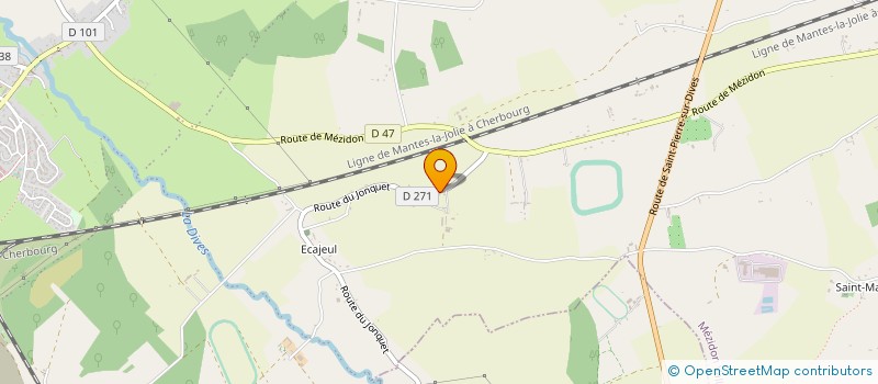 localisation de l'entreprise CLF  MEZIDON VALLEE D'AUGE