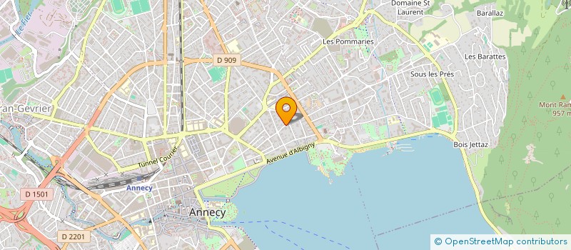 localisation de l'entreprise CLF CREATION  ANNECY