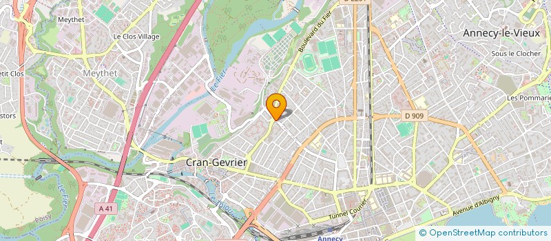 localisation de l'entreprise CLF FONCIER  ANNECY