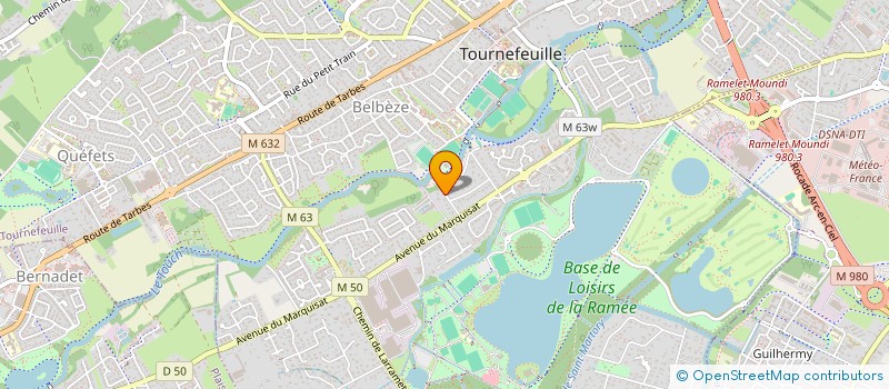 localisation de l'entreprise CLF HOLDING  TOURNEFEUILLE