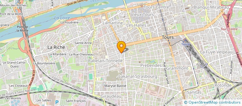localisation de l'entreprise CLF HOLDING  TOURS