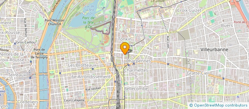 localisation de l'entreprise CLF MINCEUR  VILLEURBANNE