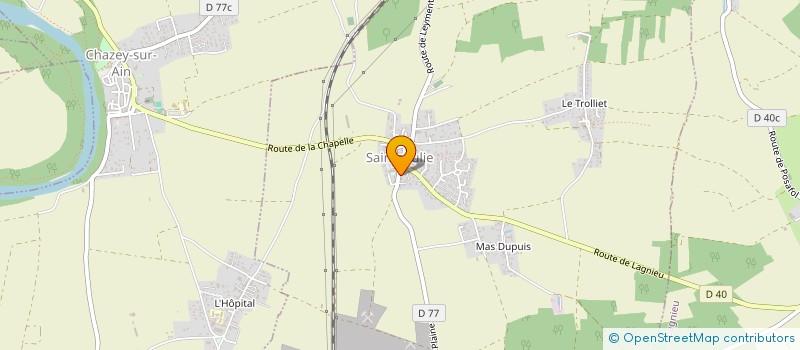 localisation de l'entreprise CLF PLOMBERIE  SAINTE-JULIE