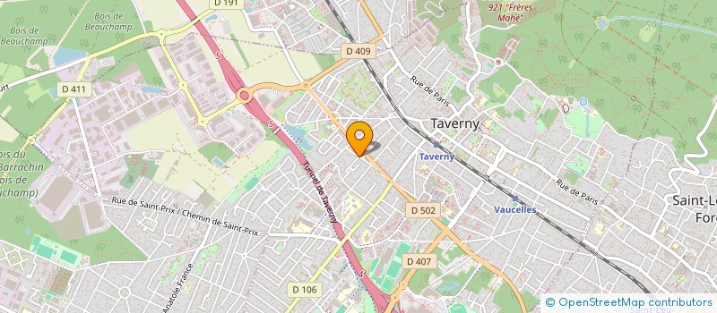 localisation de l'entreprise CLF95  TAVERNY