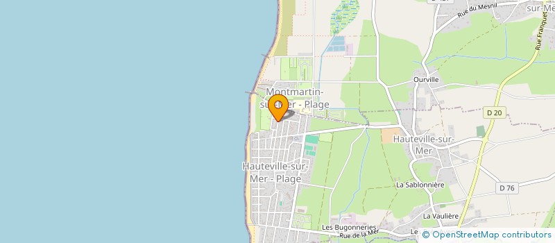 localisation de l'entreprise CLFPM  HAUTEVILLE-SUR-MER