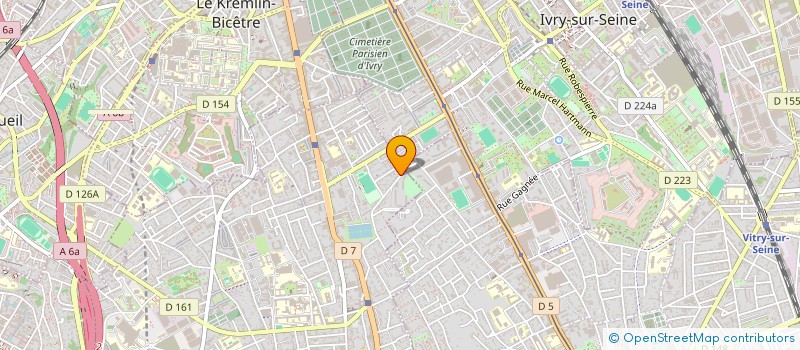 localisation de l'entreprise CLFR à VILLEJUIF