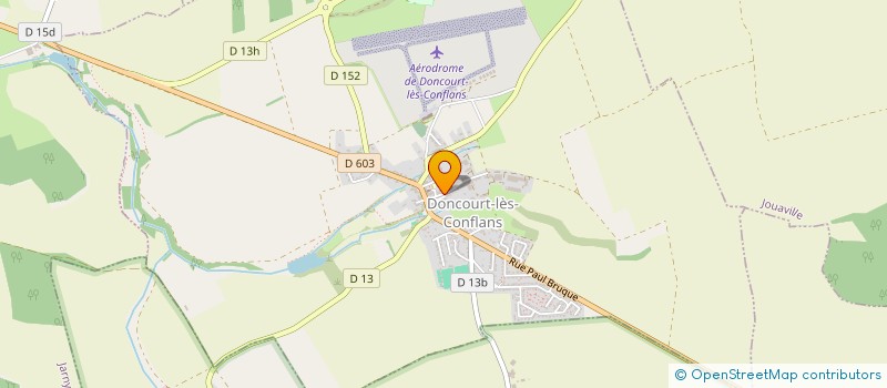 localisation de l'entreprise CLG  DONCOURT-LES-CONFLANS