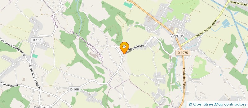 localisation de l'entreprise CLG  LES AVENIERES VEYRINS-THUELLIN