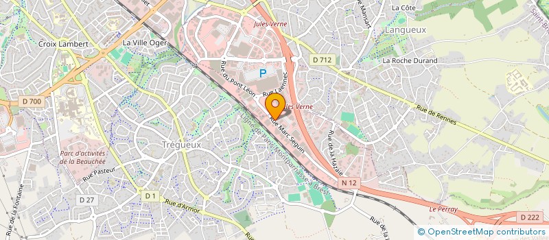 localisation de l'entreprise CLG CONSULTANT à TREGUEUX