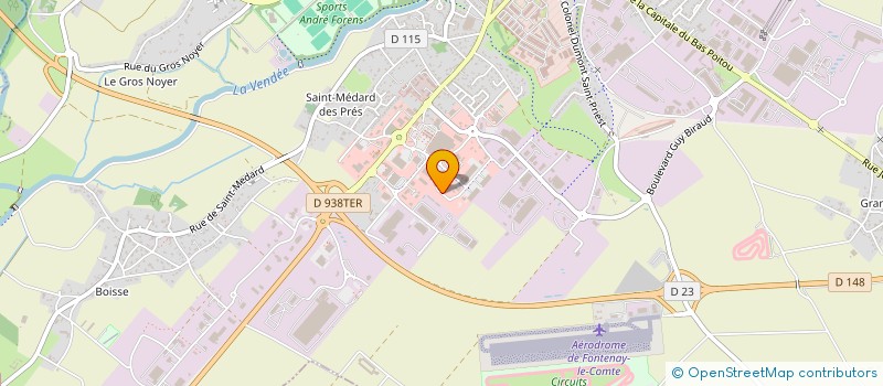 localisation de l'entreprise CLG ELEC à FONTENAY-LE-COMTE
