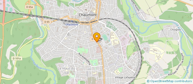 localisation de l'entreprise CLG GROUPE à CHAUMONT