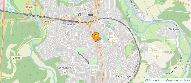 localisation de l'entreprise CLG NICE à CHAUMONT