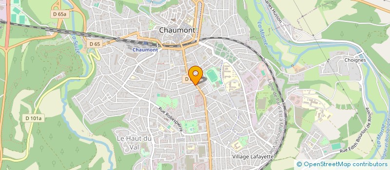 localisation de l'entreprise CLG REPUBLIQUE à CHAUMONT