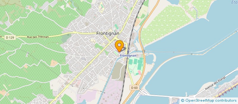 localisation de l'entreprise CLGA à FRONTIGNAN