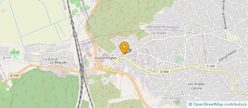 localisation de l'entreprise CLGE INVEST  LES ANGLES