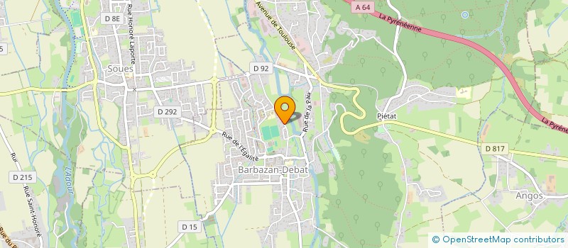 localisation de l'entreprise CLGES  BARBAZAN-DEBAT