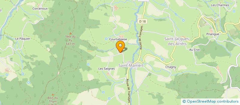 localisation de l'entreprise CLGJA  DEUX-GROSNES