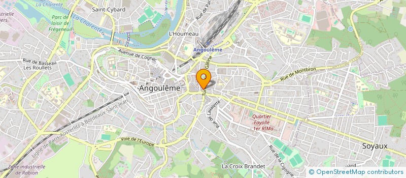 localisation de l'entreprise CLH à ANGOULEME