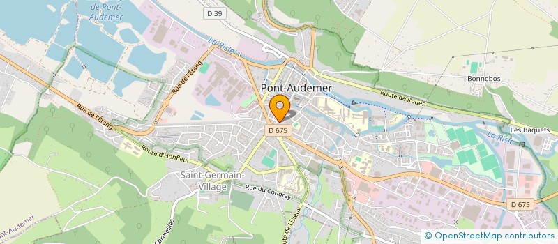 localisation de l'entreprise CLH AFRO à PONT-AUDEMER