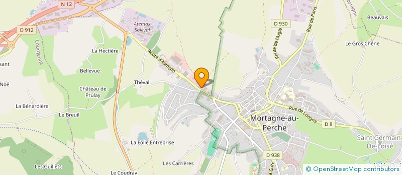 localisation de l'entreprise CLH LA MARE à SAINT-LANGIS-LES-MORTAGNE