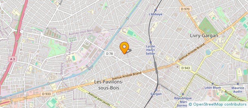 localisation de l'entreprise CLHAS  LES PAVILLONS-SOUS-BOIS