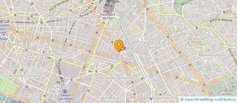 localisation de l'entreprise CLHB  PARIS