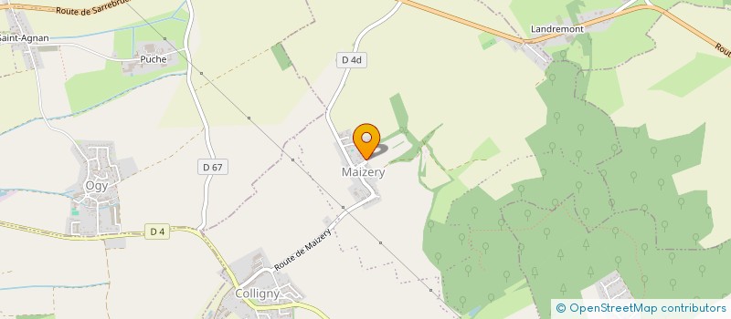 localisation de l'entreprise CLHERIS 2  COLLIGNY-MAIZERY