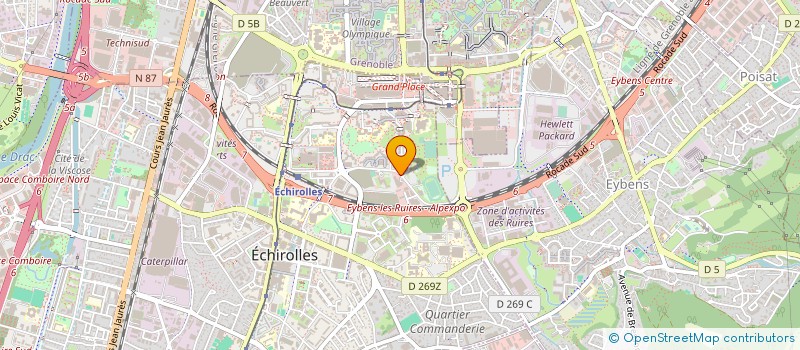 localisation de l'entreprise CLI à ECHIROLLES