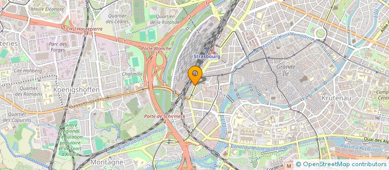 localisation de l'entreprise CLI à STRASBOURG