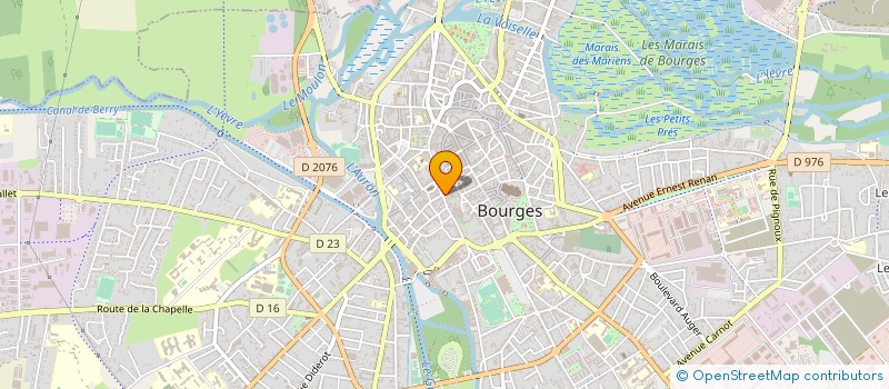 localisation de l'entreprise CLI - CLI  BOURGES