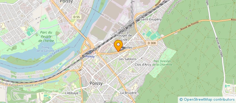 localisation de l'entreprise CLI.K à POISSY
