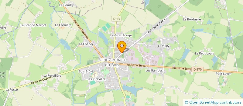 localisation de l'entreprise CLI VETER BALME-SCP DOCTEUR HENRARD à SAINT-GERMAIN-DU-BOIS