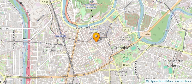 localisation de l'entreprise CLI WAGNER à GRENOBLE