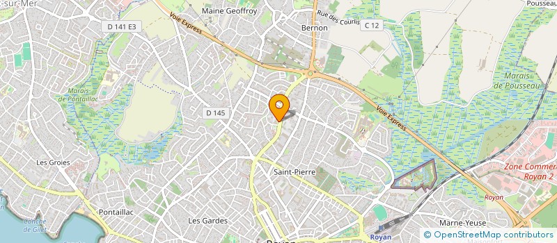 localisation de l'entreprise CLIANE  ROYAN