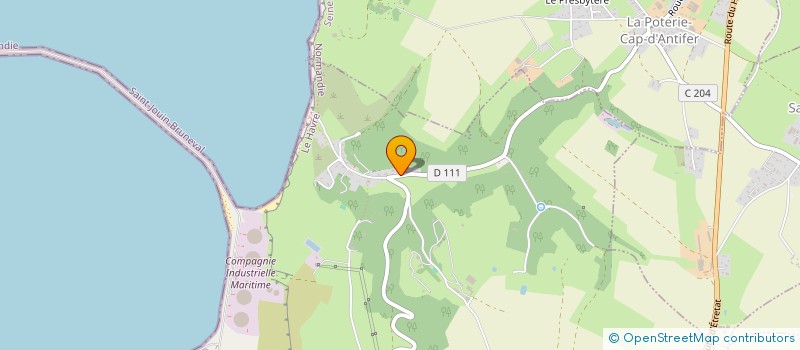 localisation de l'entreprise CLIAU  SAINT-JOUIN-BRUNEVAL