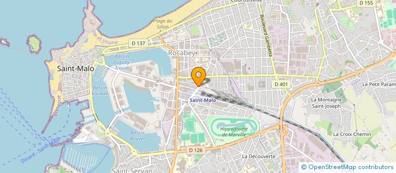 localisation de l'entreprise CLIC à SAINT-MALO