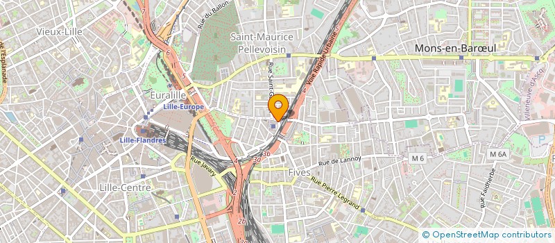 localisation de l'entreprise CLIC BURGER à LILLE