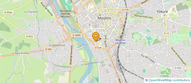 localisation de l'entreprise CLIC & CARE à MOULINS