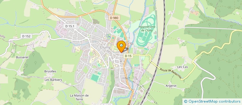 localisation de l'entreprise CLIC-CLAC  CLUNY